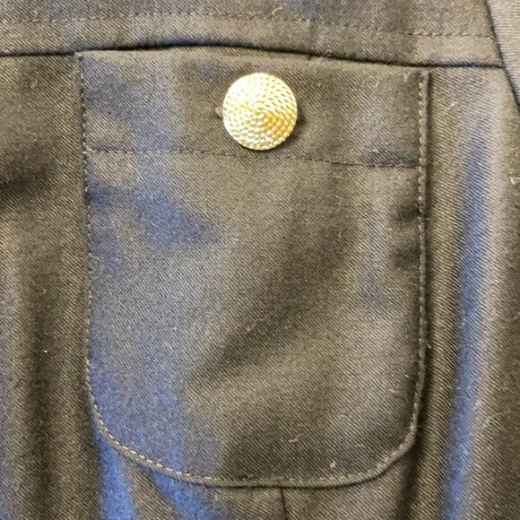 J. McLaughlin Classic Black Fine Wool Short Sleeve Dress Size 6 - Picture 10 of 11